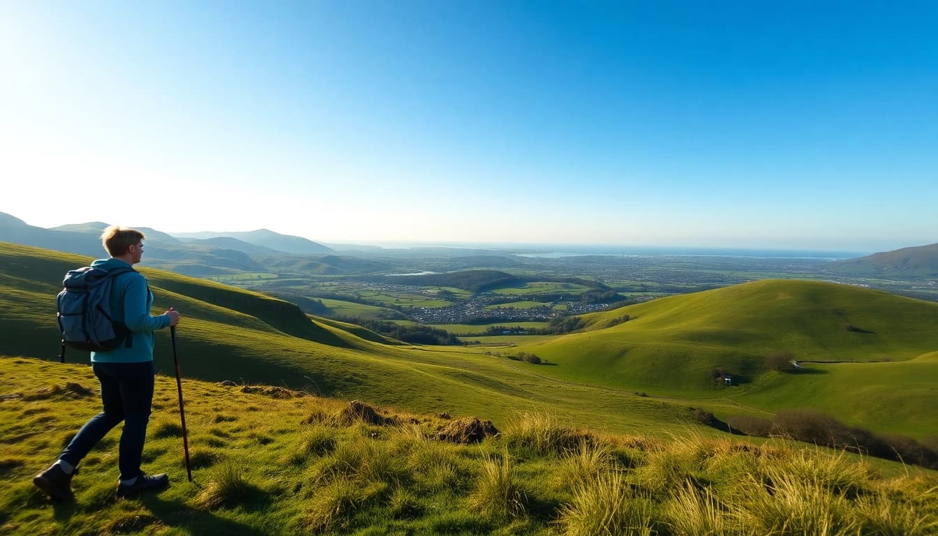 Erleben Sie eine Wanderreise Irland durch die malerische, grüne Landschaft und entdecken Sie verborgene Dörfer.