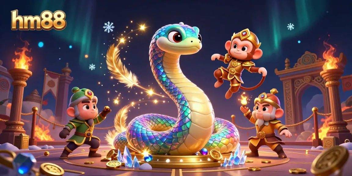 Engage with thrilling gameplay at hm88 with a vibrant illustration of epic casino adventures.