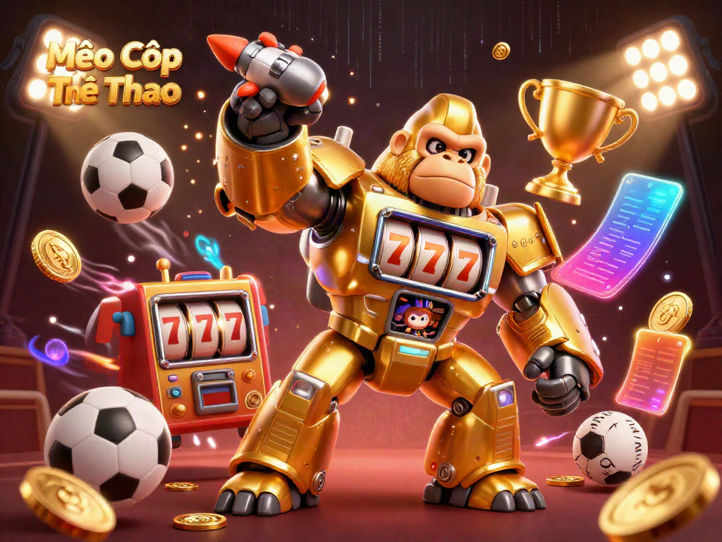 Experience winning strategies with Mẹo Cược Thể Thao through this dynamic sports betting illustration.