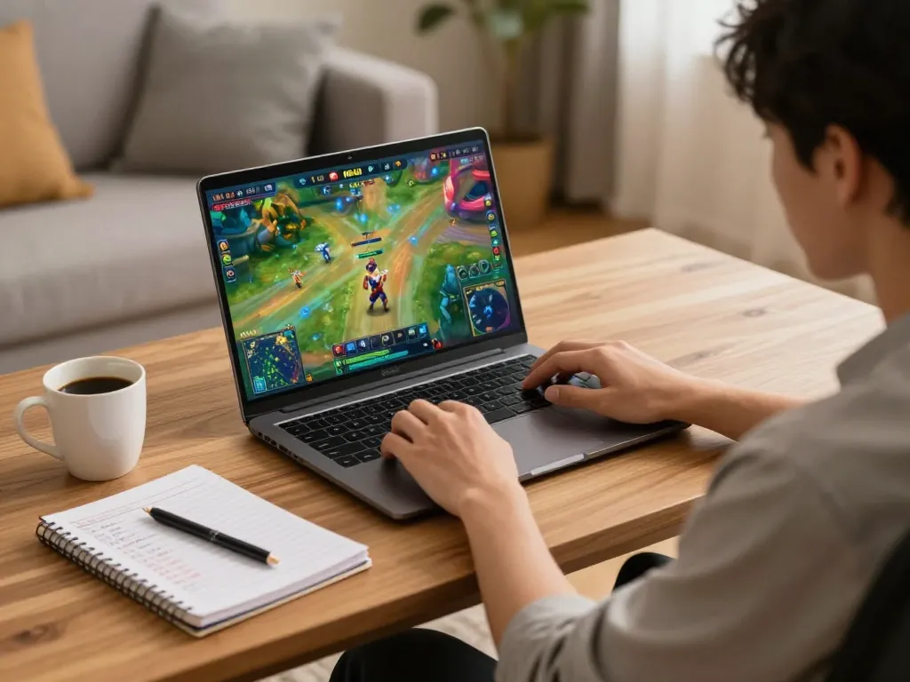 Engage in intense đá gà 88vv action from the comfort of home, showcasing a player's thrilling online gaming setup.