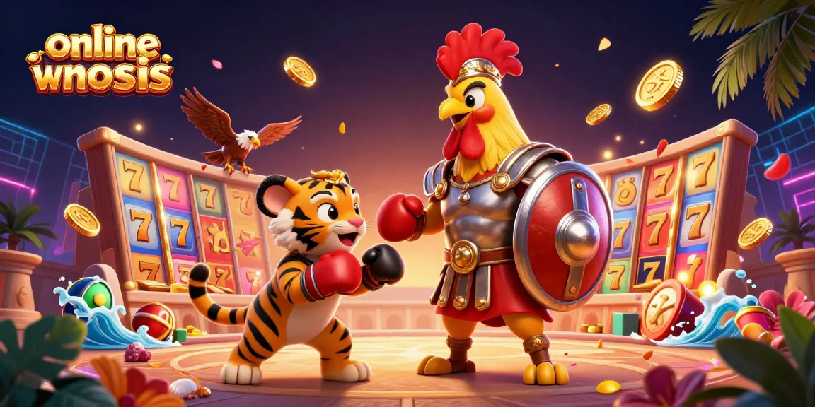Experience the excitement of online casino ohne oasis with dynamic 3D characters and vibrant casino elements.