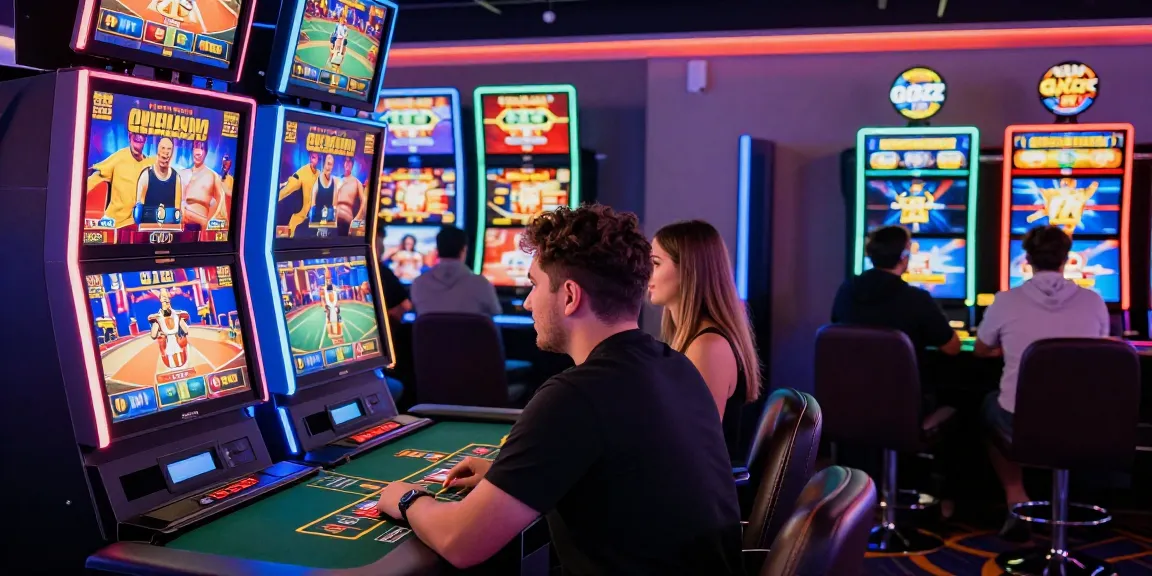 Exciting gaming atmosphere at Godzz Casino DE with players engaging in slots and live dealer games